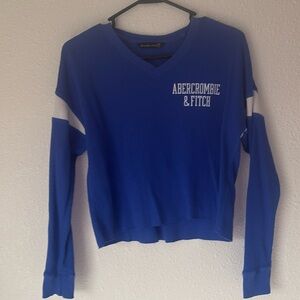 XS Abercrombie and Fitch Blue Knit Long Sleeve
